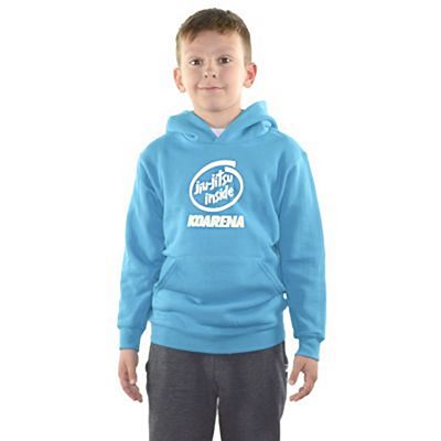KOARENA Jiu Jitsu Inside Kids Hoodie Light Blue